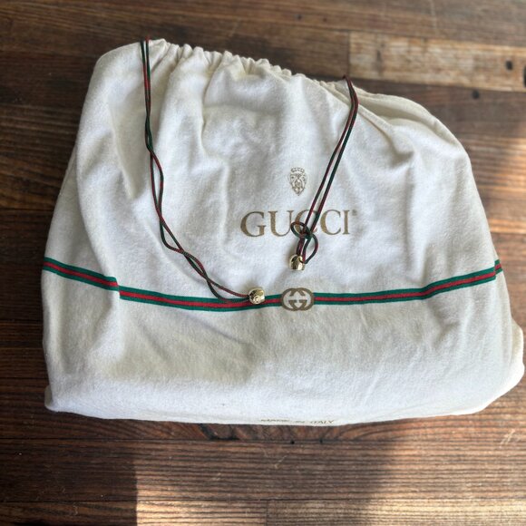 Vintage Gucci White Leather Shoulder Bag – 1960s/1970s Italian Classic - Picture 10 of 10